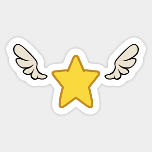 Star Winged Warrior Sticker